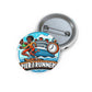 Pier Runners Custom Pin Buttons