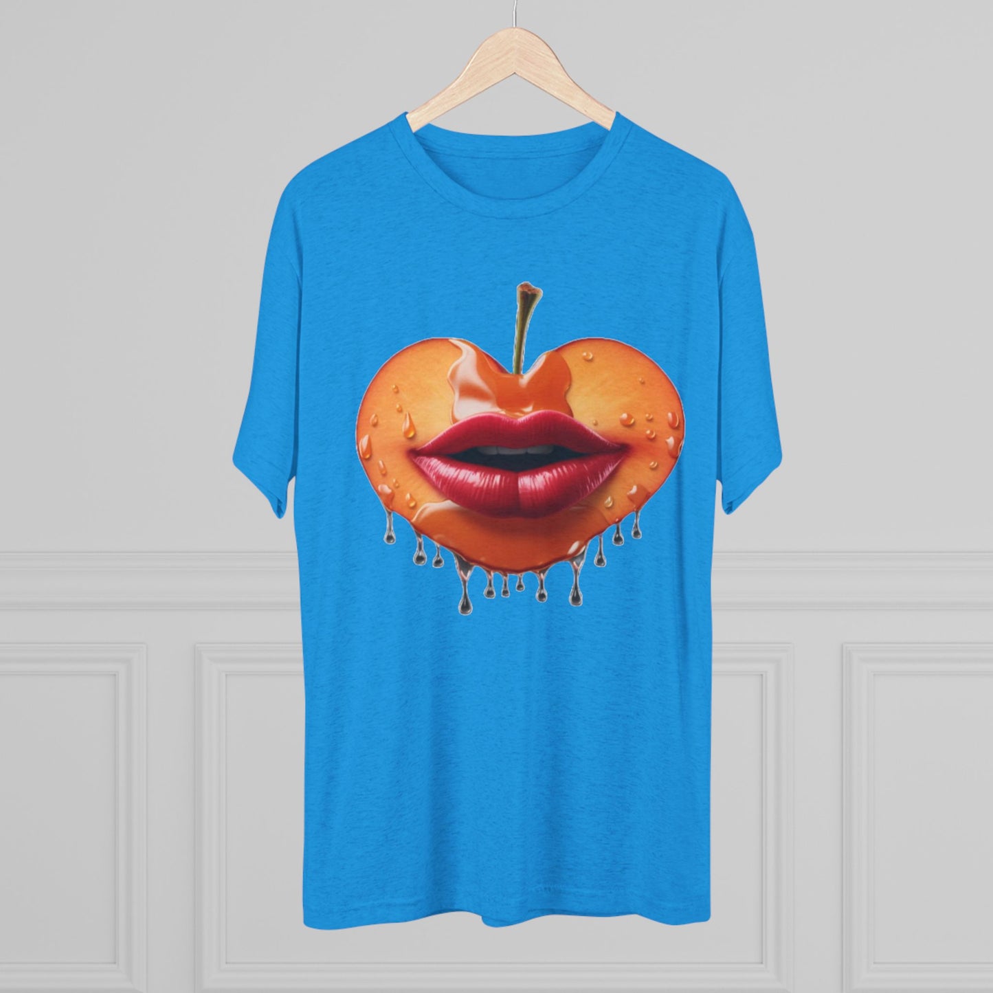 Peaches Logo Unisex Tri-Blend Crew Tee