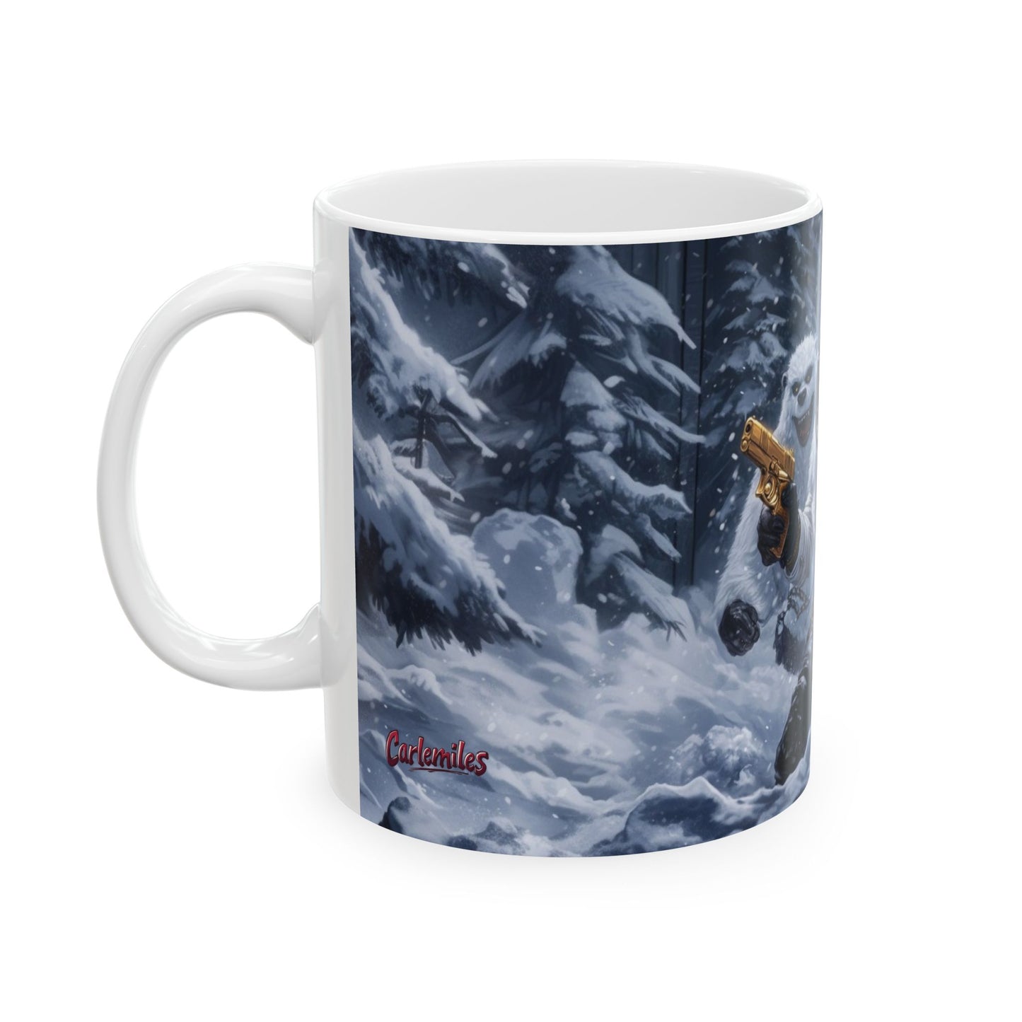 GWTGG & A Yeti Name Eddie #1 Ceramic Mug, (11oz, 15oz)