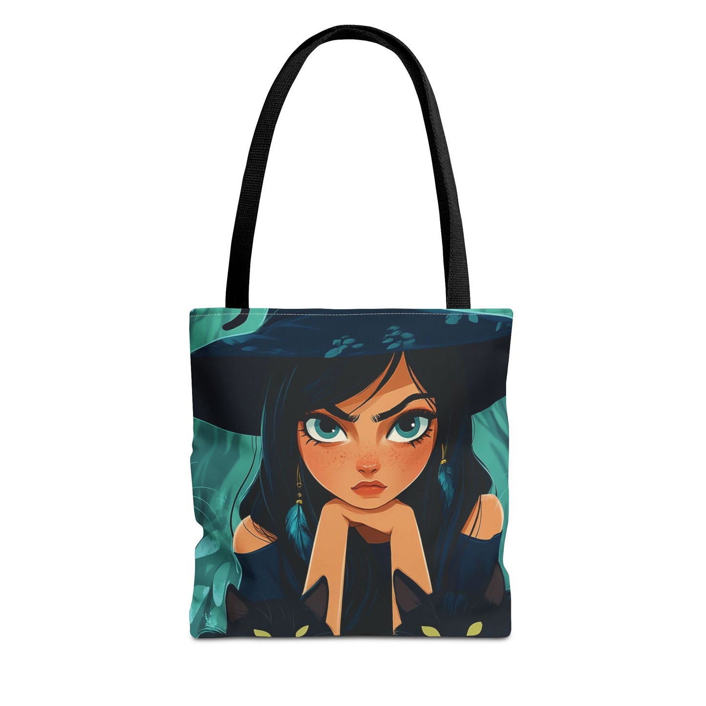 Resting Witch Face Tote Bag (AOP)