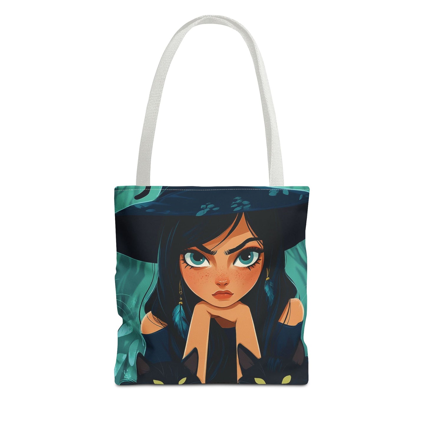 Resting Witch Face Tote Bag (AOP)