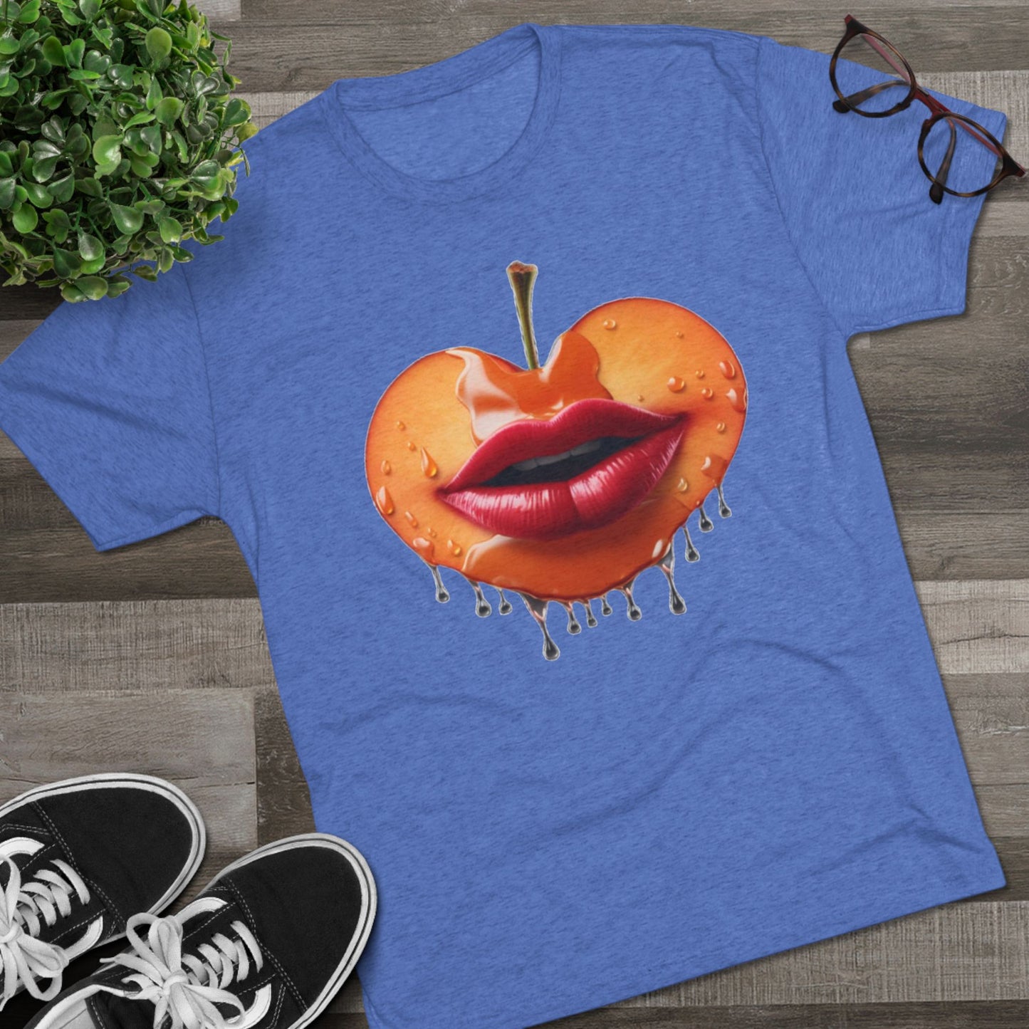 Peaches Logo Unisex Tri-Blend Crew Tee