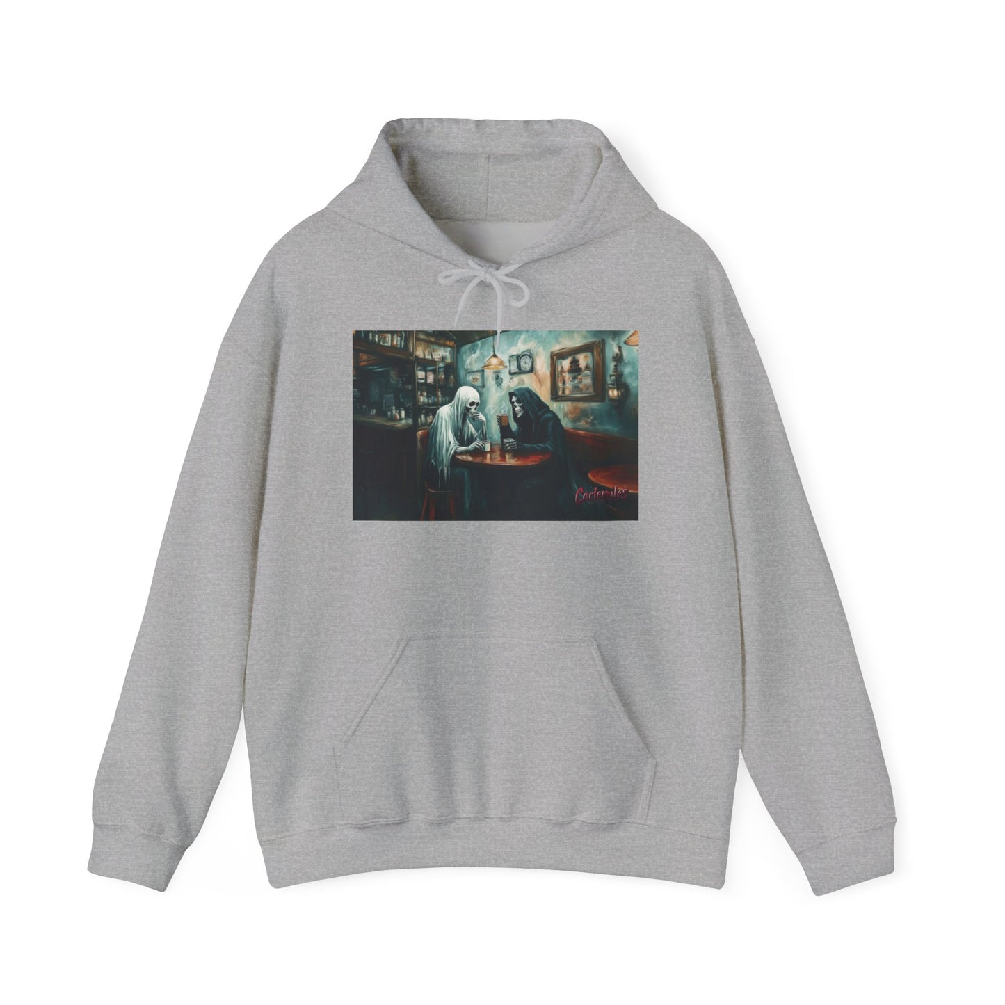 Hauntingly Good Vibes Unisex Heavy Blend™ Hooded Sweatshirt