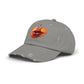 Peaches Unisex Distressed Cap