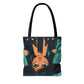 Resting Witch Face Tote Bag (AOP)