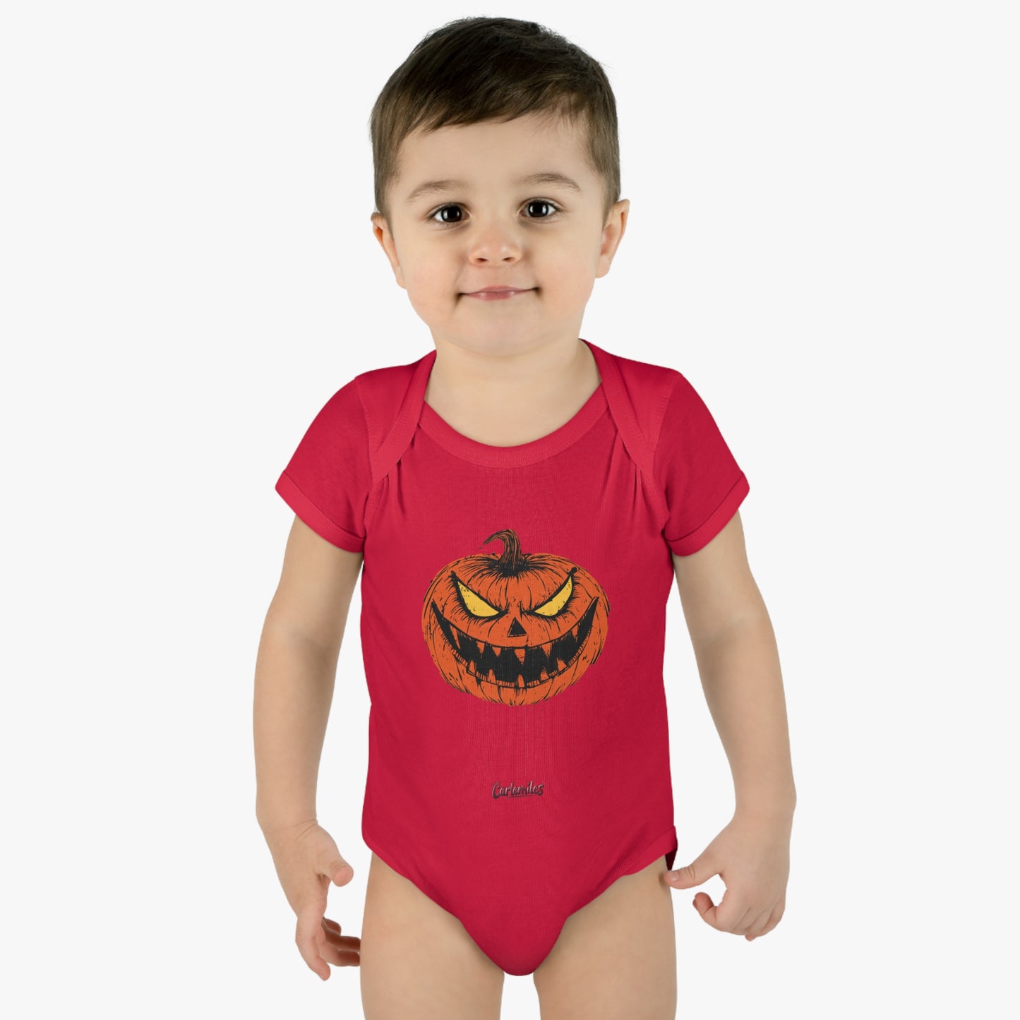 Jack A Lantern Infant Baby Rib Bodysuit