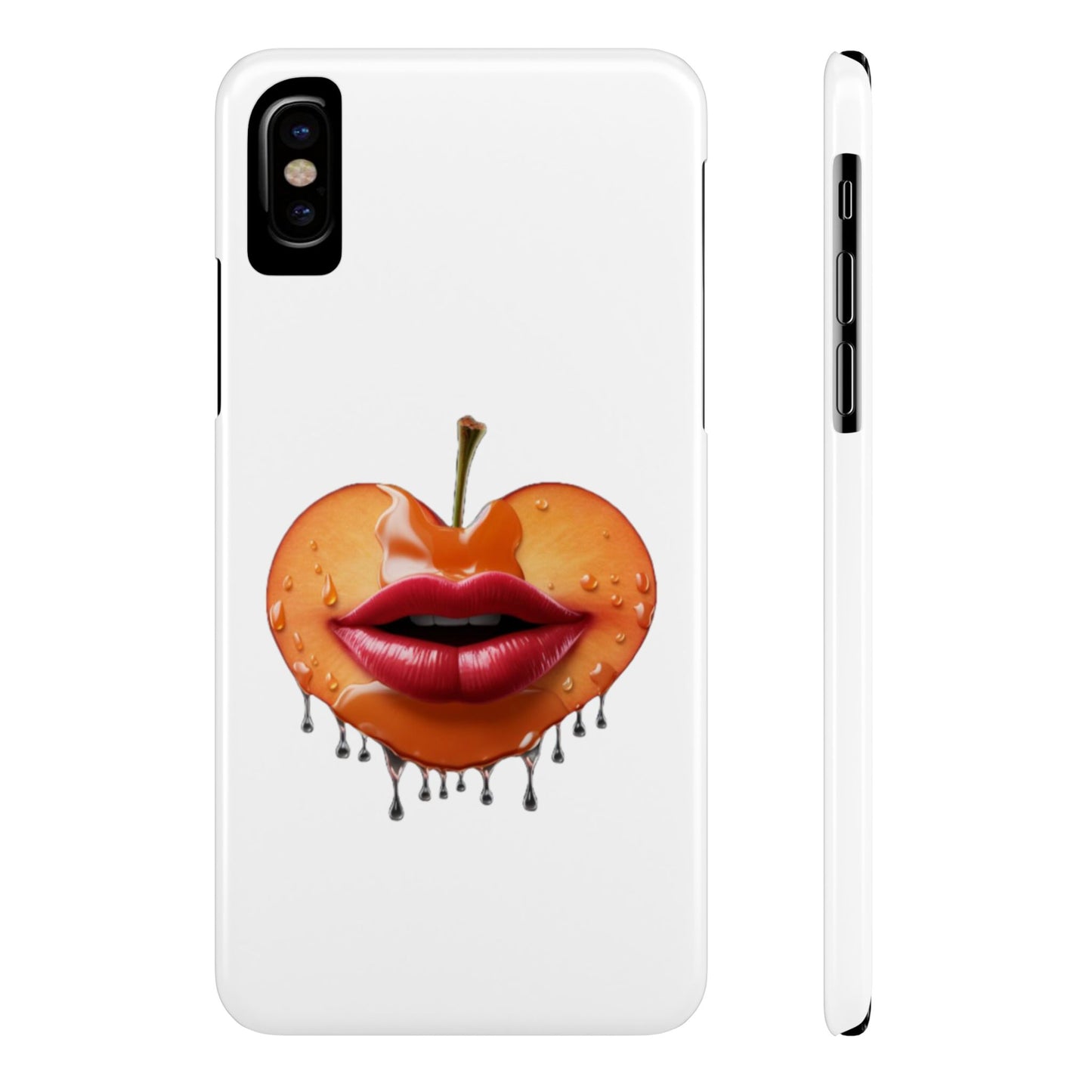 Peaches Slim Phone Cases