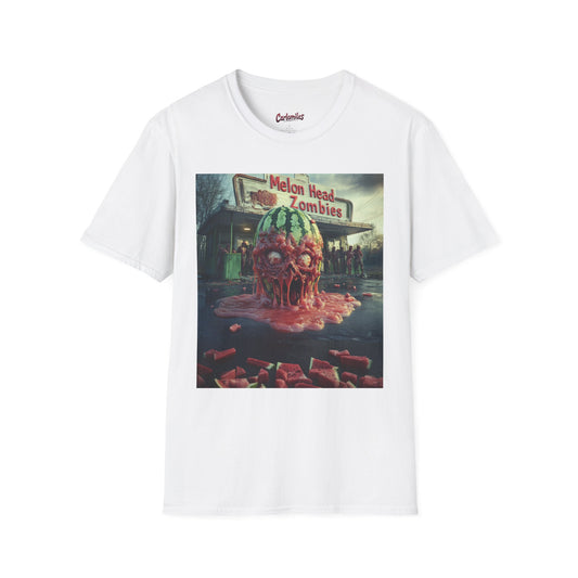 Melon Head Zombies #4 Unisex Softstyle T-Shirt