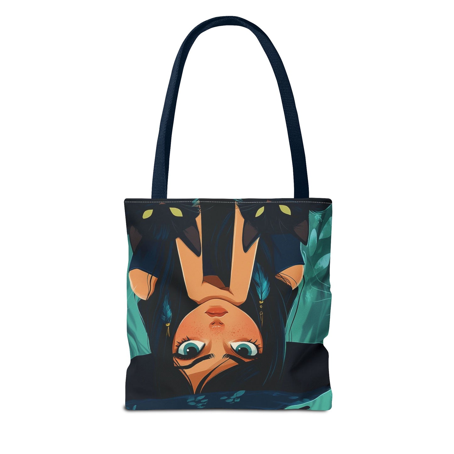 Resting Witch Face Tote Bag (AOP)