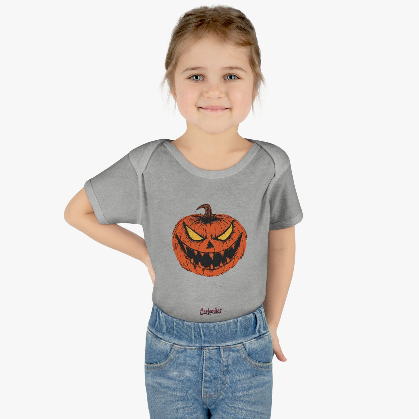 Jack A Lantern Infant Baby Rib Bodysuit