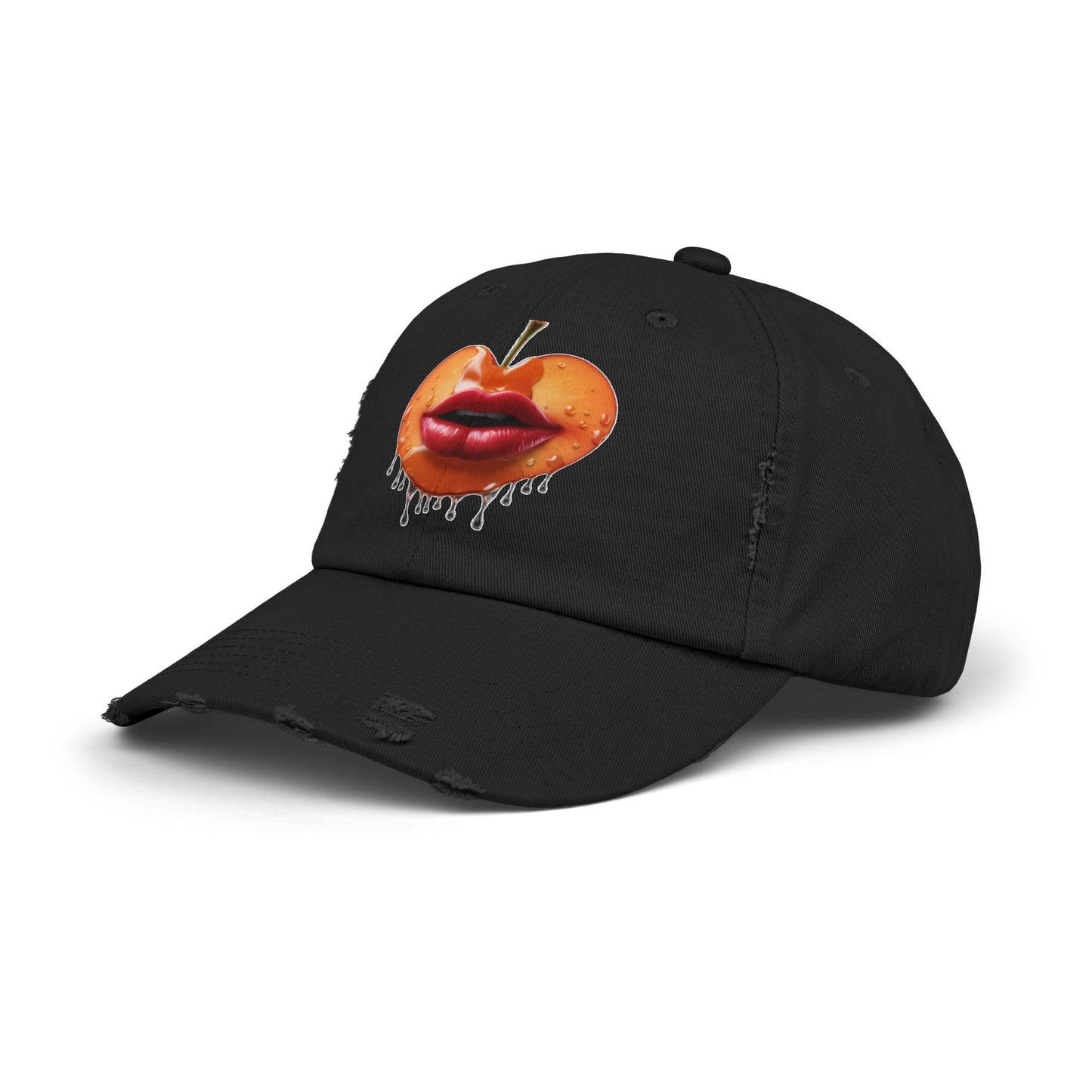 Peaches Unisex Distressed Cap