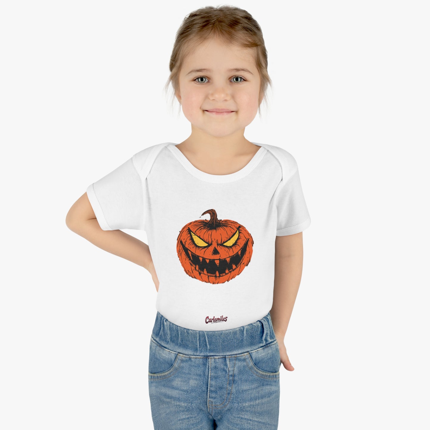 Jack A Lantern Infant Baby Rib Bodysuit