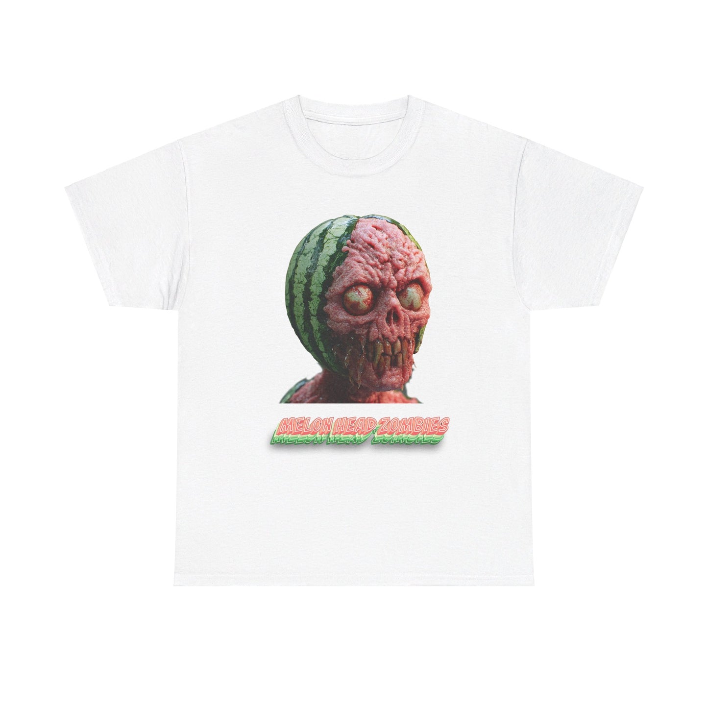 Melon Head Zombies #1 Unisex Heavy Cotton Tee