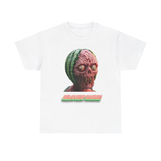 Melon Head Zombies #1 Unisex Heavy Cotton Tee