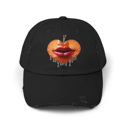 Peaches Unisex Distressed Cap