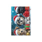 Christmas Puppy Fine Art Postcards - Holiday Greeting Cards with Christmas Dogs