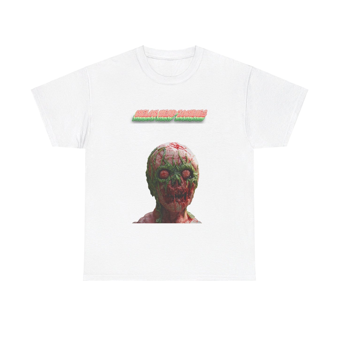 Melon Head Zombies # 3 Unisex Heavy Cotton Tee