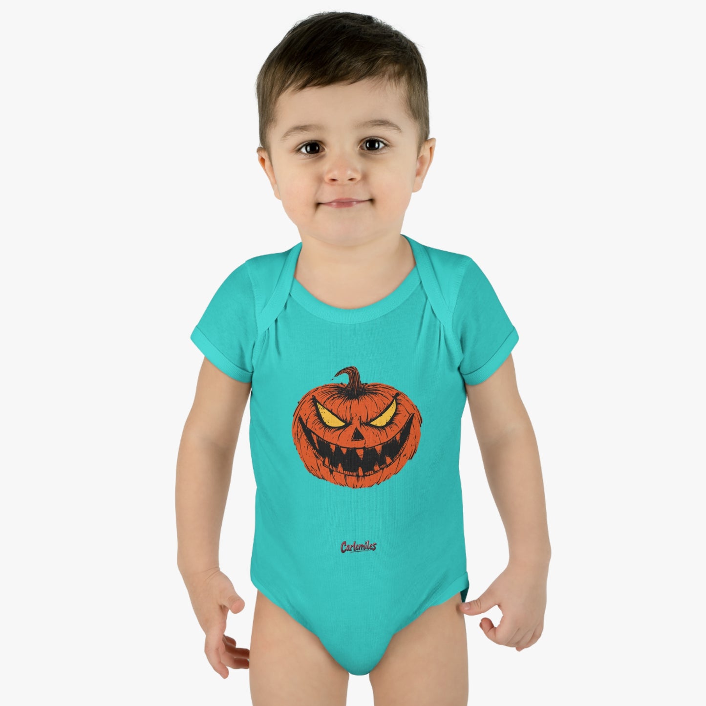 Jack A Lantern Infant Baby Rib Bodysuit