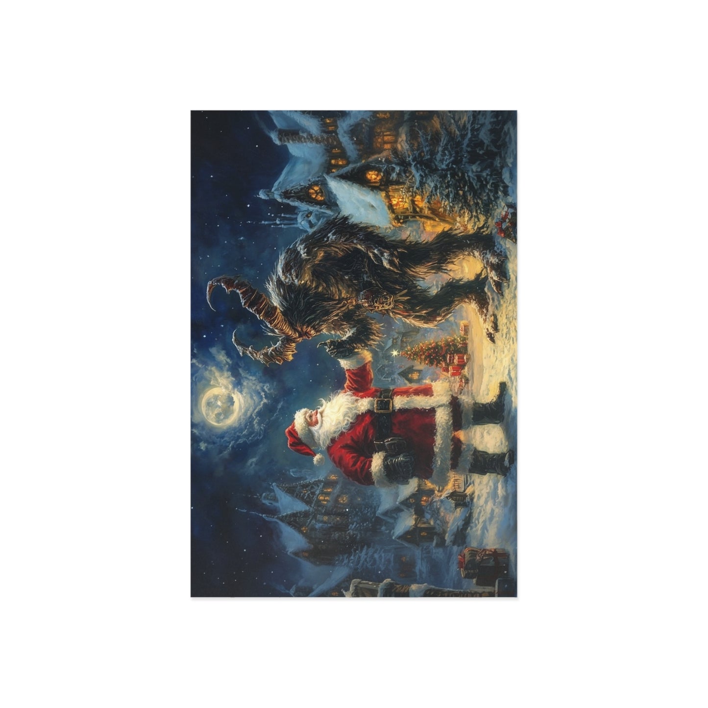 Christmas Best Buds Fine Art Postcards