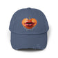 Peaches Unisex Distressed Cap