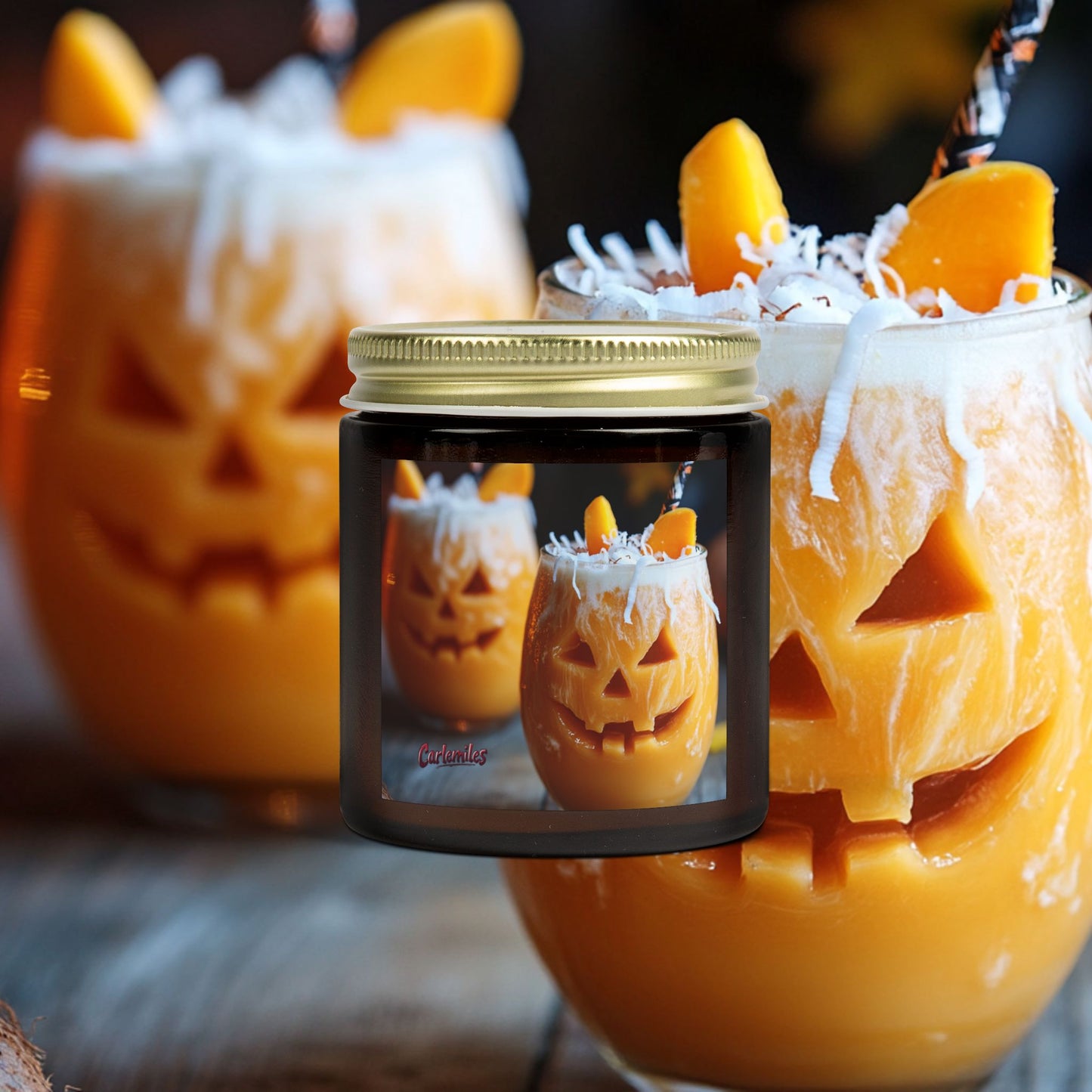 Halloween Mango Coconut Apricot Candle (4oz)