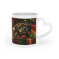 Santa Little Helpers Heart-Shaped Mug