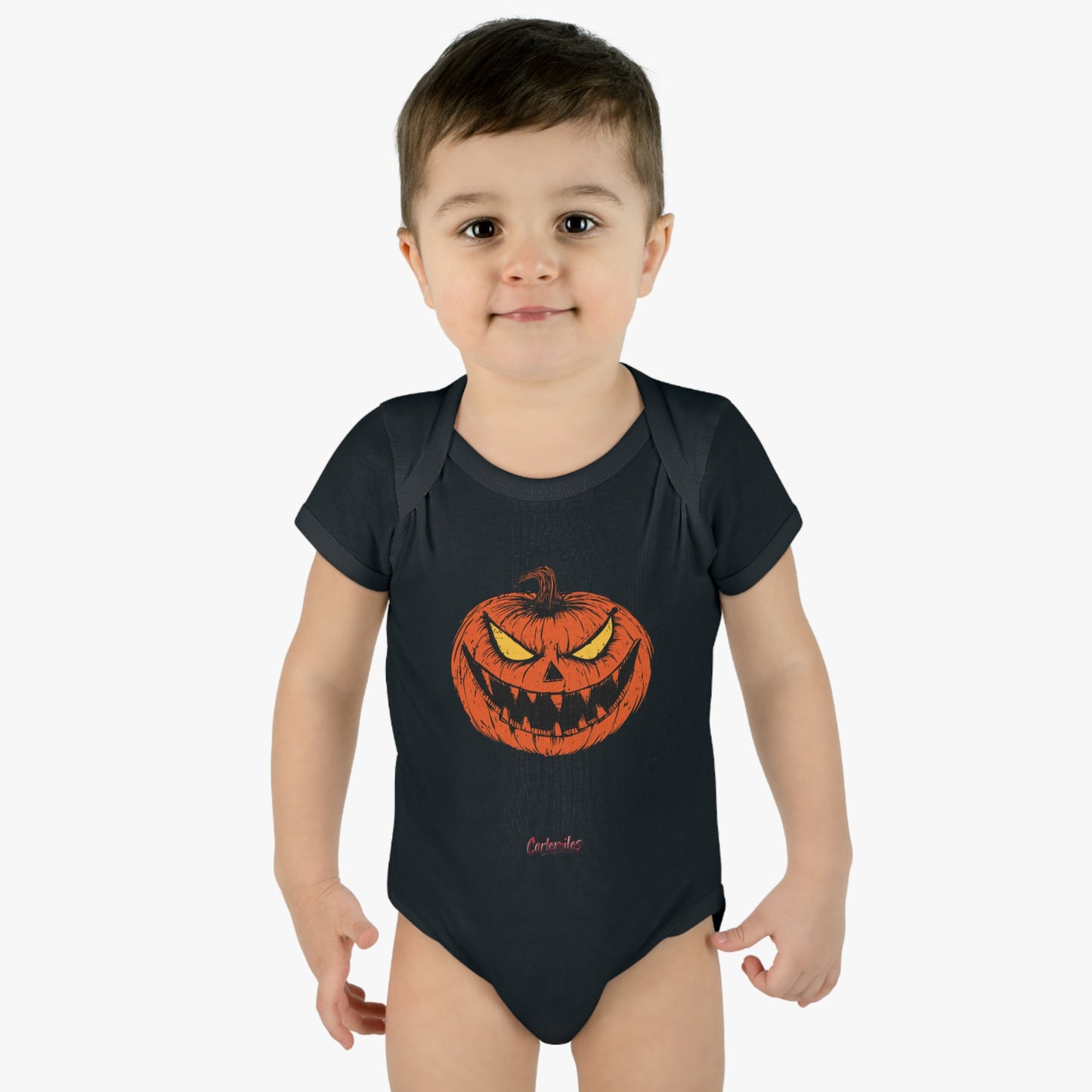 Jack A Lantern Infant Baby Rib Bodysuit