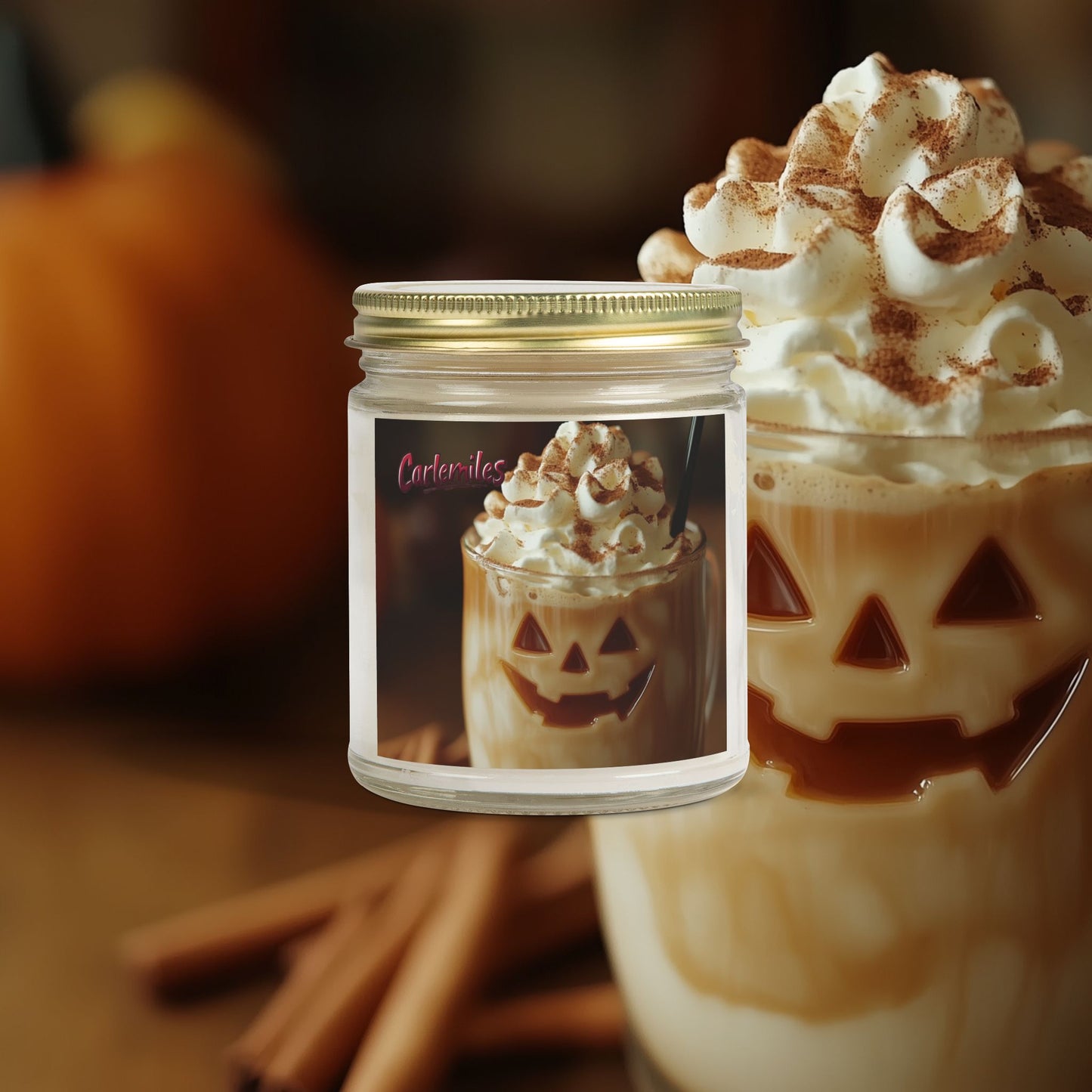 Halloween Cinnamon Chai Candle (4oz, 9oz)