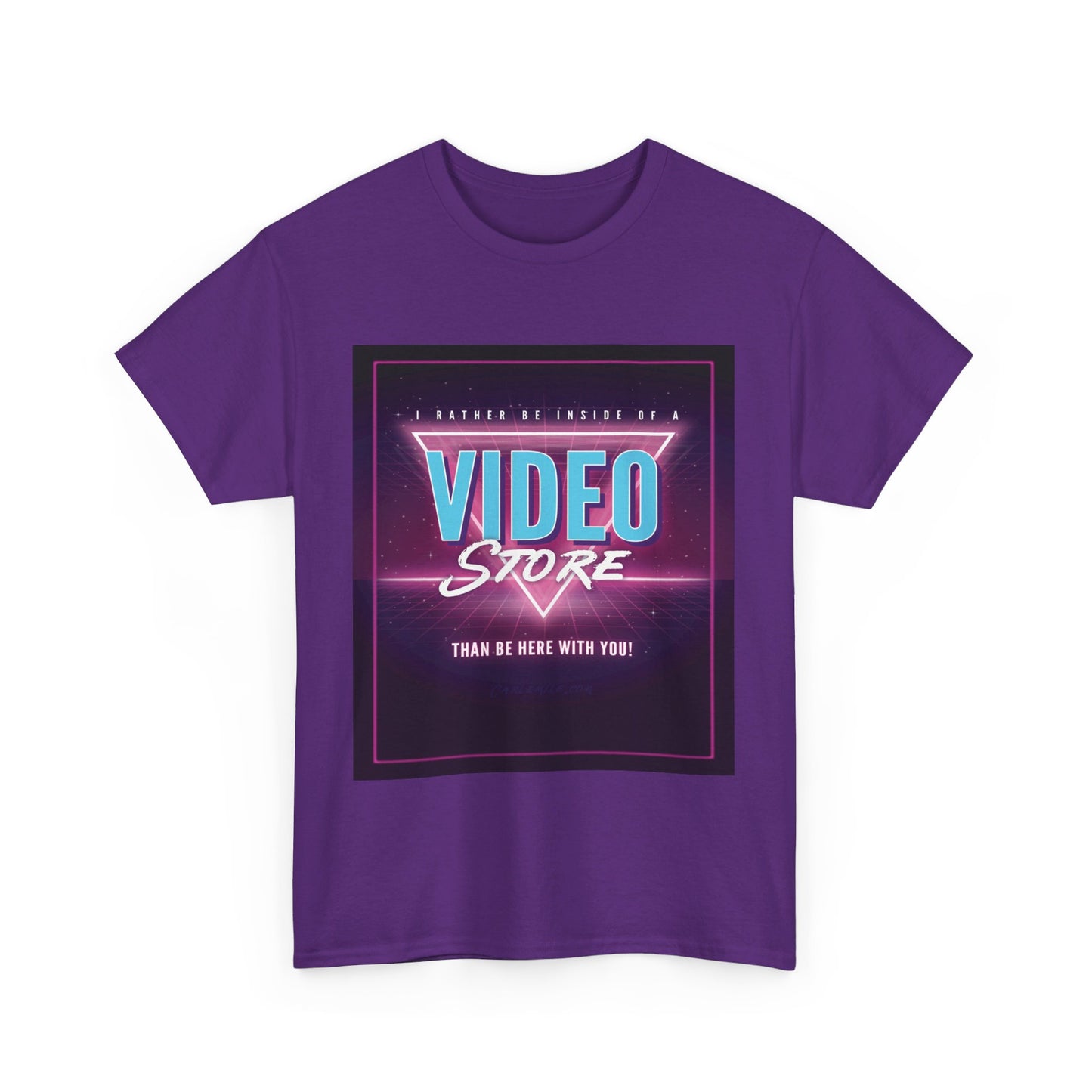 " Rather Be In A Video Store" Unisex Heavy Cotton Tee