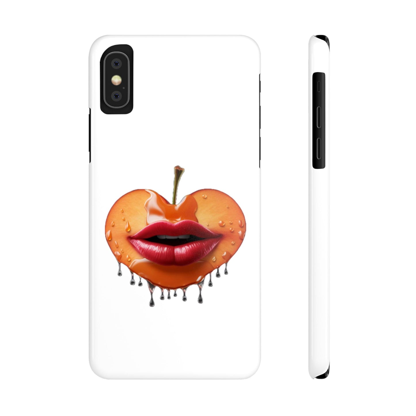 Peaches Slim Phone Cases