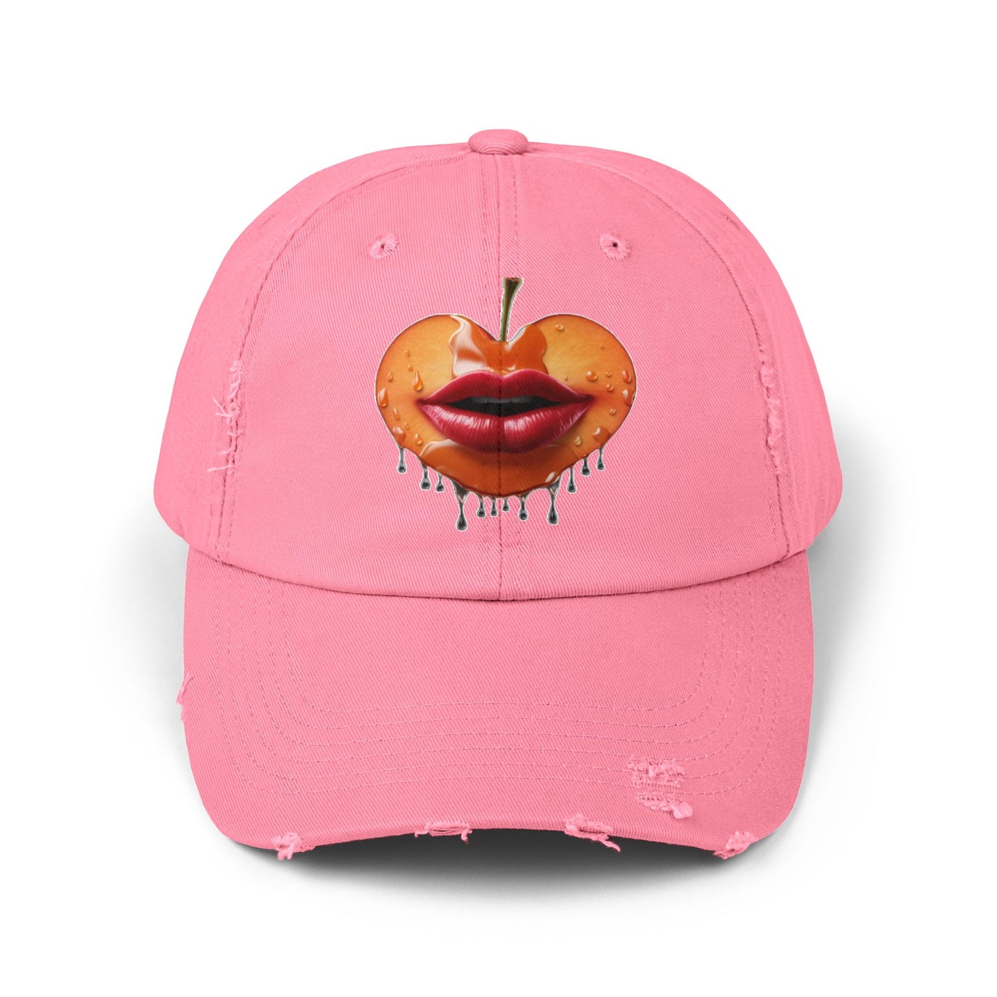 Peaches Unisex Distressed Cap