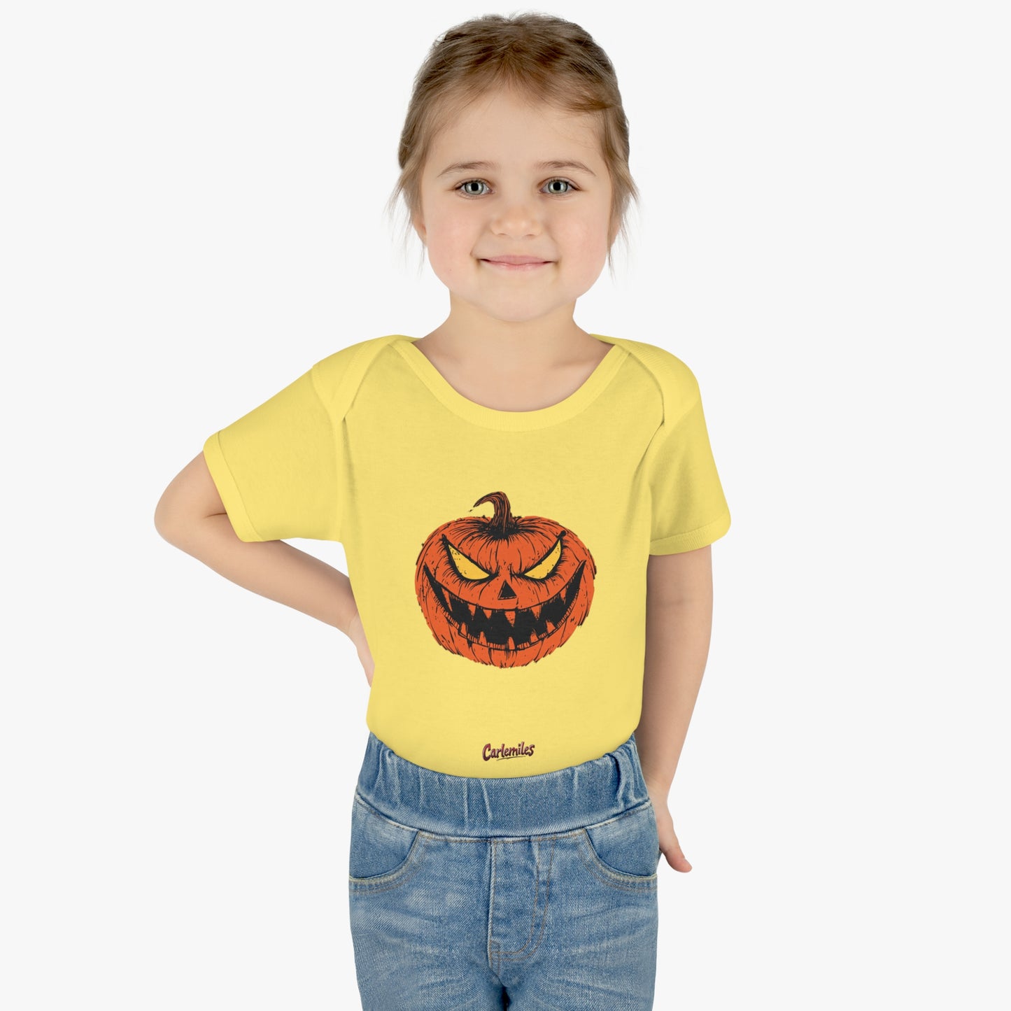 Jack A Lantern Infant Baby Rib Bodysuit