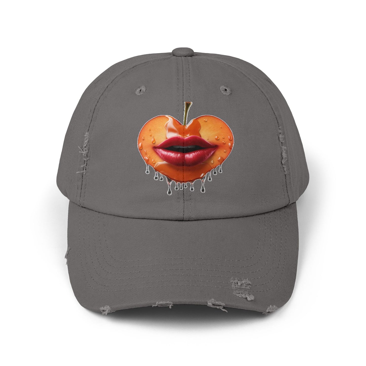 Peaches Unisex Distressed Cap