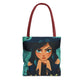 Resting Witch Face Tote Bag (AOP)