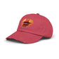 Peaches Unisex Distressed Cap