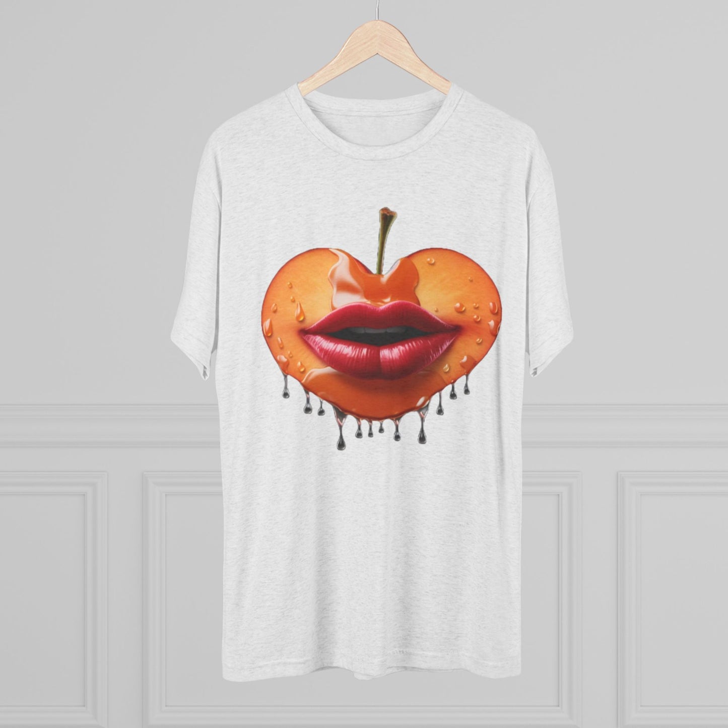 Peaches Logo Unisex Tri-Blend Crew Tee