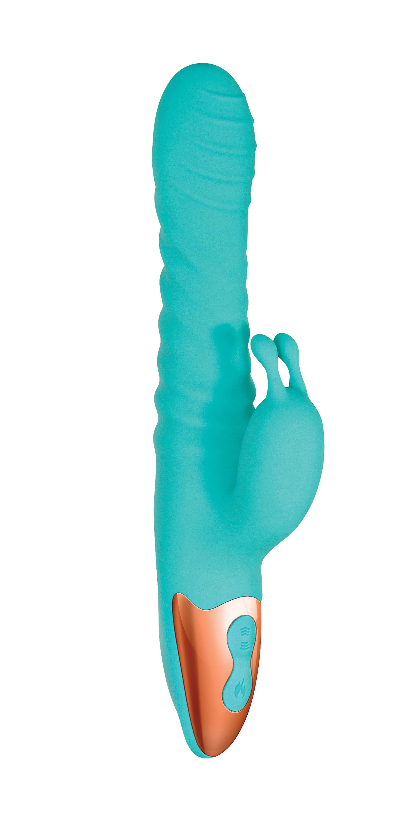 Heat Me Up Warming Rabbit Thruster - Aqua