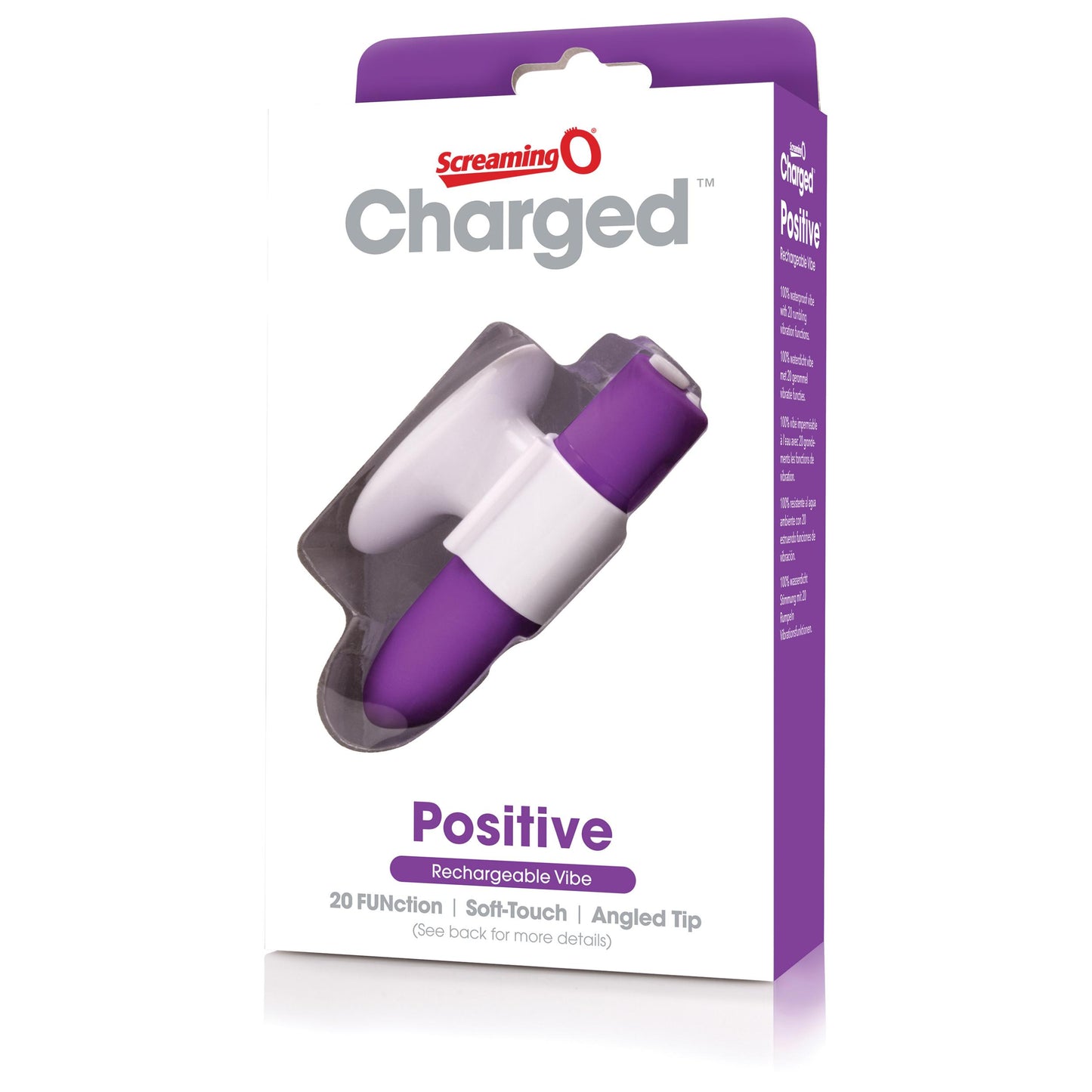 Charged Positive Rechargeable Vibe - Grape