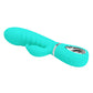 Prescott Super Soft Rabbit Silicone Vibrator -  Teal