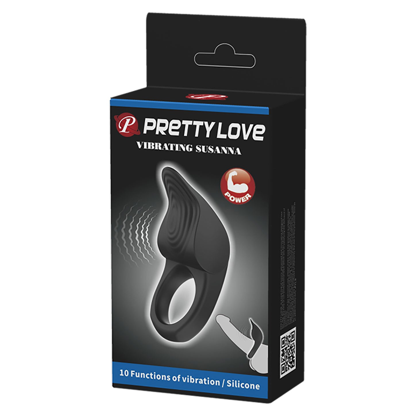 Pretty Love Vibrating Susanna - Black