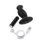 Anal Adventures - Platinum - Silicone Vibrating Prostate Massager 02 -Black