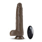 Dr. Skin Silicone - Dr. Murphy - 8 Inch Thrusting  Dildo - Chocolate