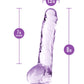 Naturally Yours - 8 Inch Crystalline Dildo - Amethyst