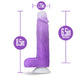 Neo Elite - Encore - 8 Inch Vibrating Dildo Purple