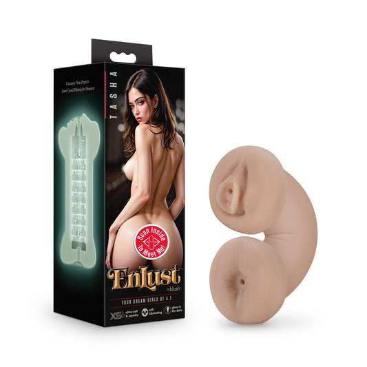 Enlust - Tasha - Soft and Wet Glow in the Dark  Stroker - Beige