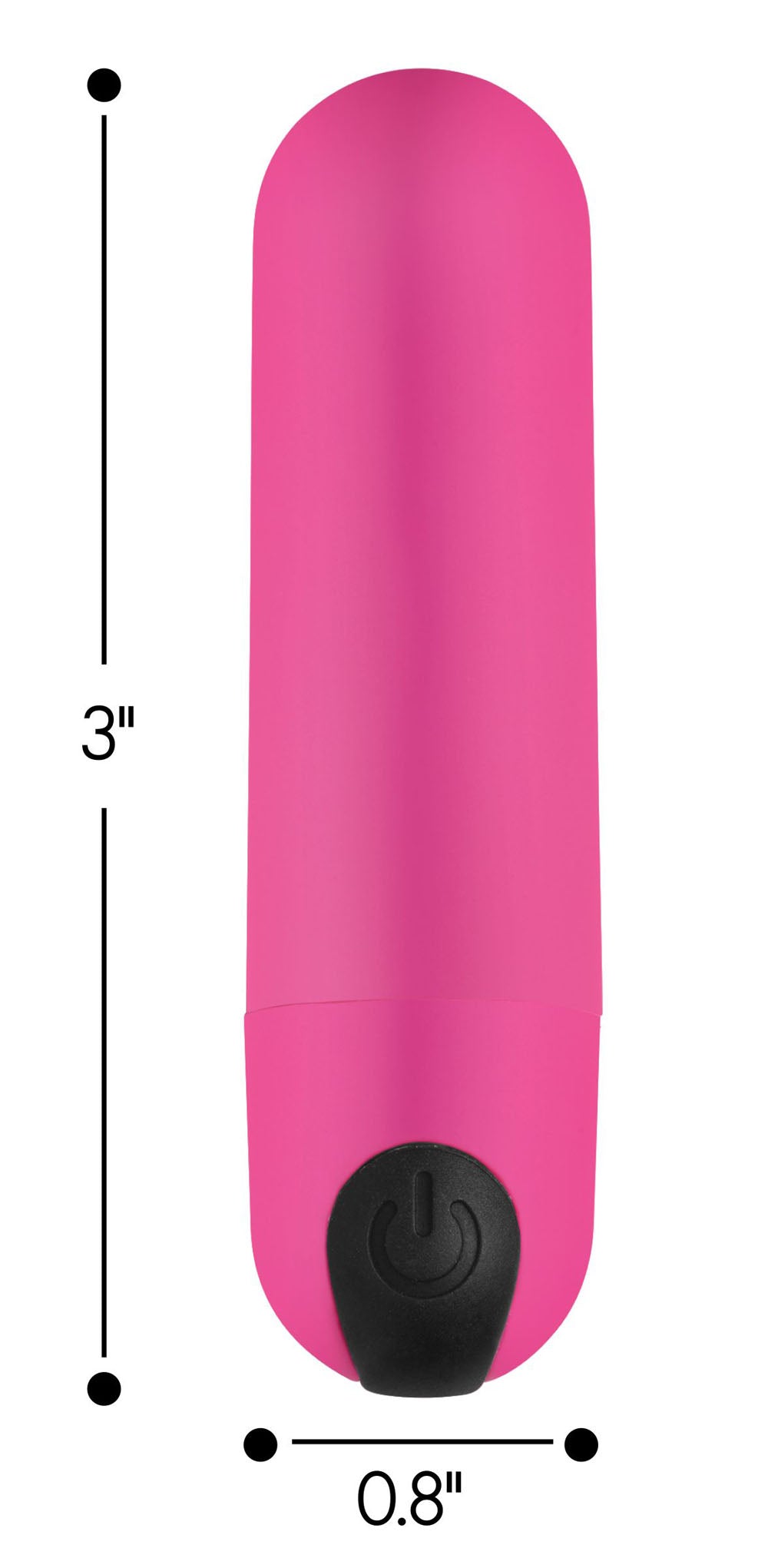 Bang Vibrating Bullet With Remote Control - Pink