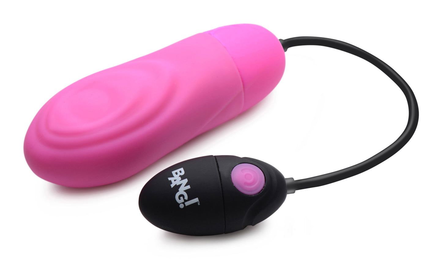 7x Pulsing Rechargeable Silicone Vibrator - Pink