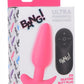 21x Silicone Butt Plug With Remote - Pink