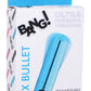 10x Rechargeable Vibrating Metallic Bullet - Blue