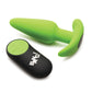 Glow in the Dark Butt Plug With Remote - Green